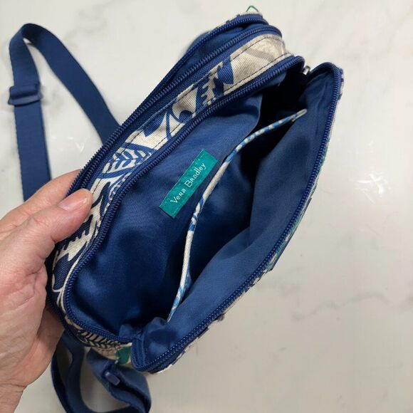 Vera Bradley On The Horizon crossbody bag purse Santiago tropical print RFID - Picture 4 of 12